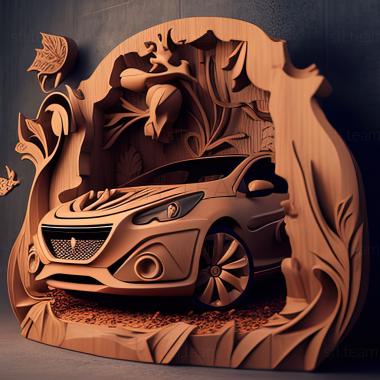 3D model Peugeot 208 (STL)